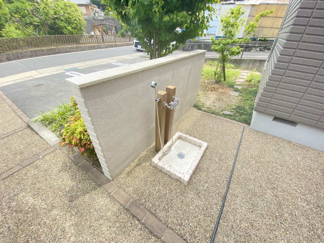 ペット用足洗い場