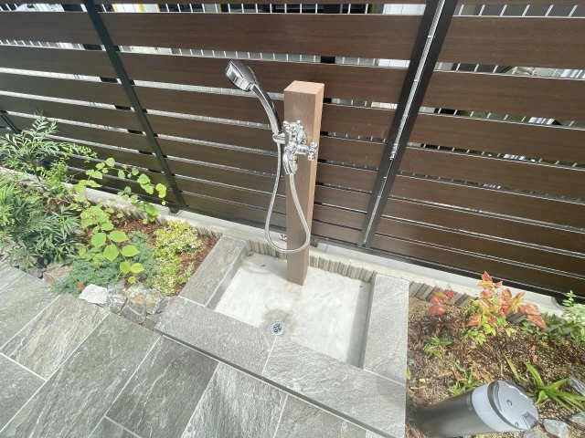 ペット用足洗い場