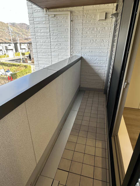 北側バルコニー