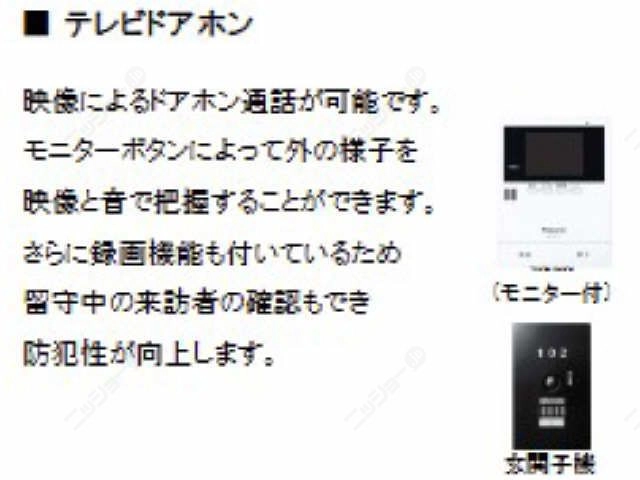モニター付きインターホン