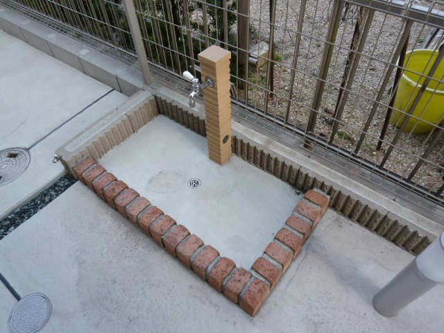 ペット足洗い場