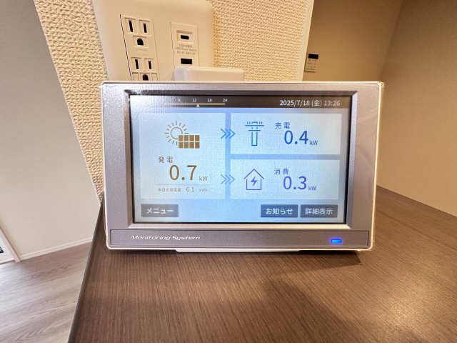 発電液晶パネル