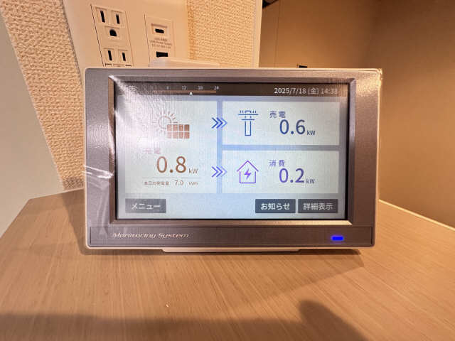 発電液晶パネル