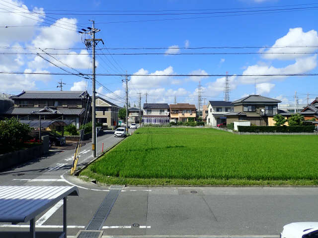 建物北眺望