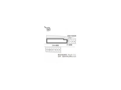 レオパレスグリーンリーフ 1階 駐車場