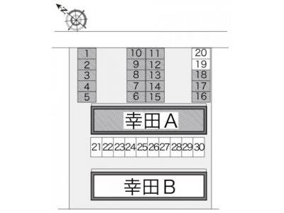 レオパレス幸田Ａ 1階 駐車場