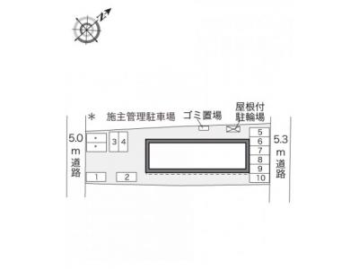 レオパレス幸田Ｃ 1階 駐車場