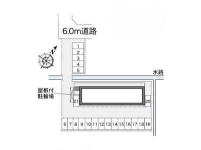 レオパレス鈴風 2階 駐車場