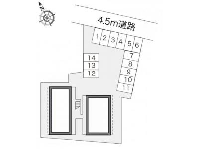 レオパレス小林 2階 駐車場