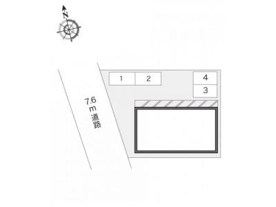 レオパレスみかわ 2階 駐車場