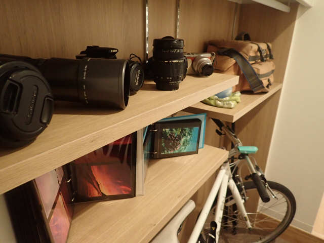 土間収納（サイクル＆カメラ）