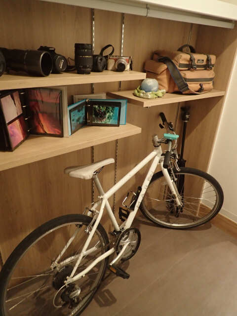 土間収納（サイクル＆カメラ）