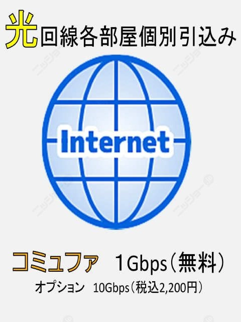 無料インターネット対応