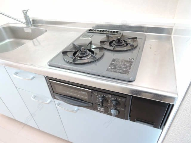 ２口コンロ＆グリル