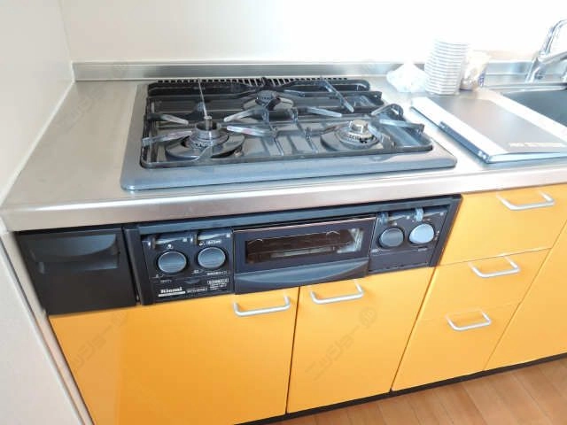 ３口コンロ＆グリル