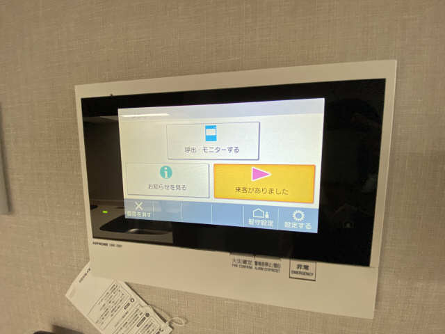 モニター付きインターホン