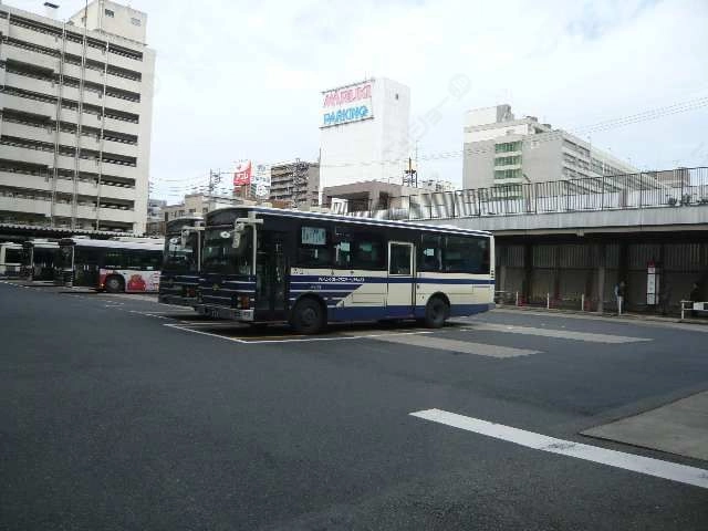 上飯田駅バスロータリ