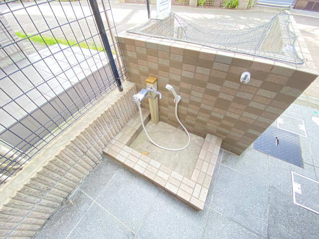 ペット足洗い場