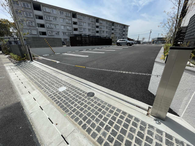 駐車場入り口（チェーンゲート）