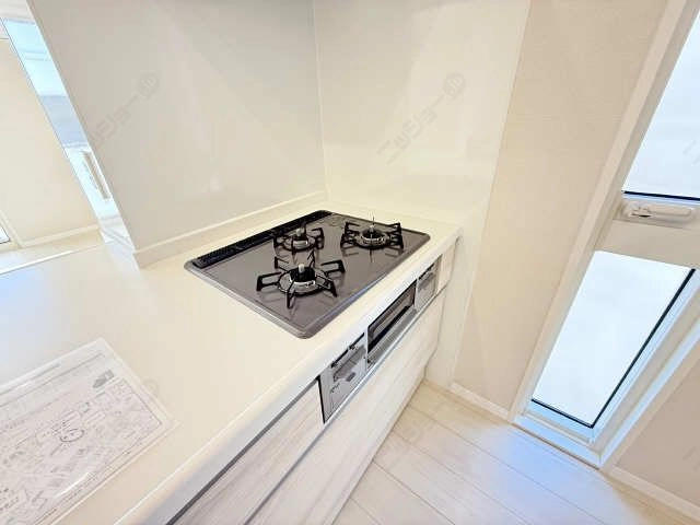 ３口グリル付コンロ