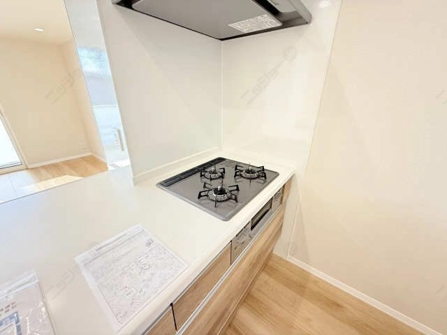 ３口グリル付コンロ