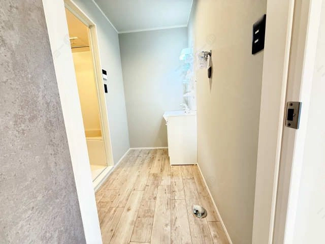 広々洗濯機置場