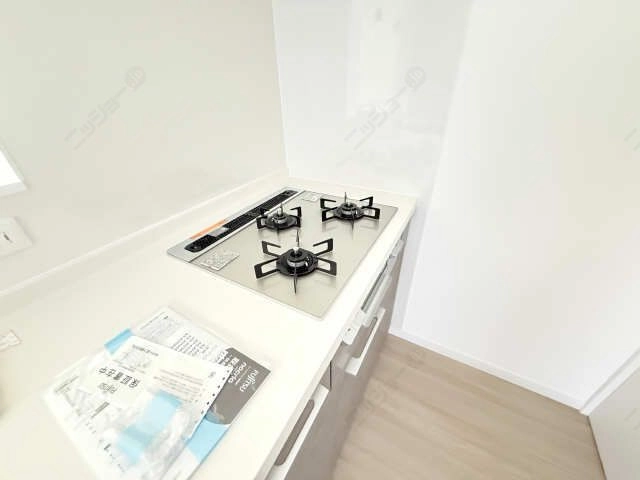 ３口グリル付ガスコンロ