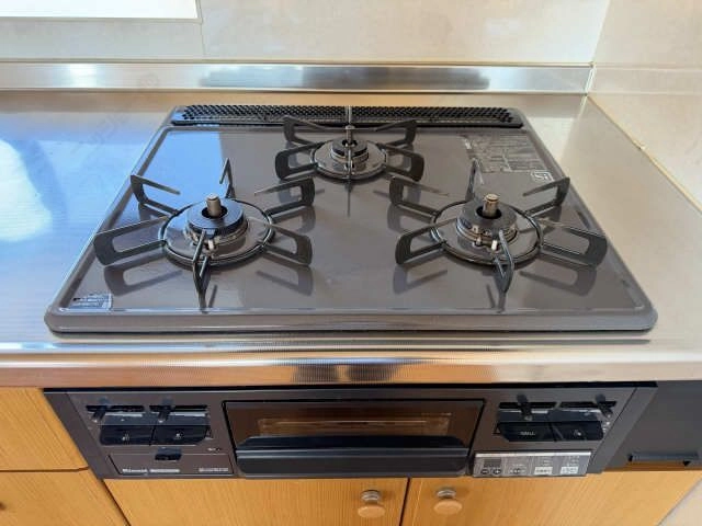 魚焼きグリル付きガスコンロ