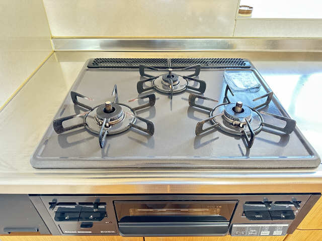 魚焼きグリル付きガスコンロ