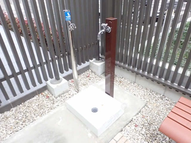 ペット足洗い場