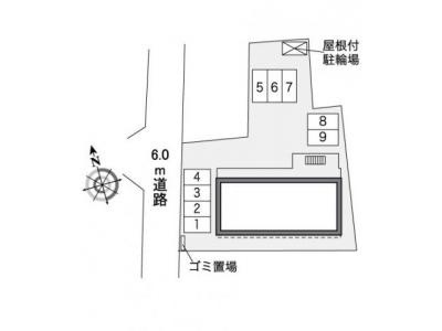 レオパレス東北野 1階 駐車場