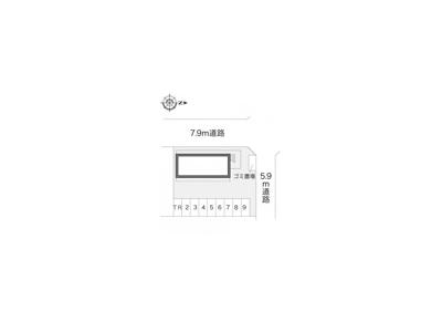 レオパレス清良 3階 駐車場