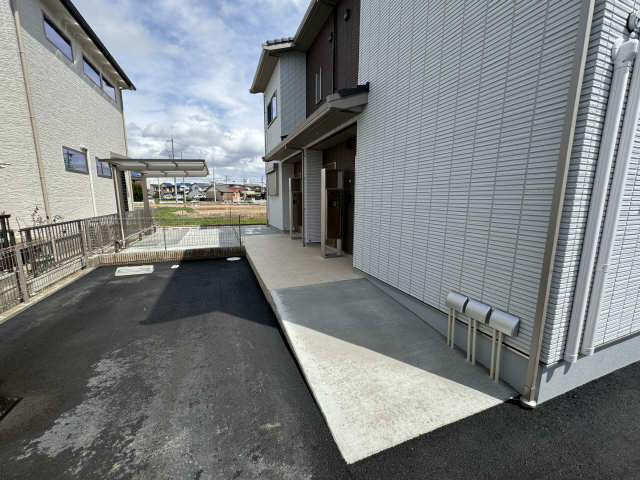 玄関前