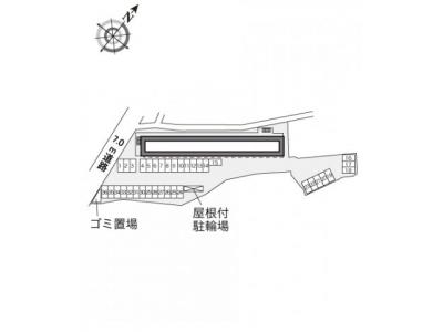 レオパレスパインツリー 1階 駐車場