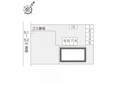 レオパレス旭ケ丘 2階 駐車場