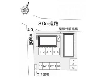 レオパレス志野の里 1階 駐車場