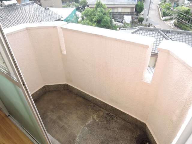 西側ベランダ