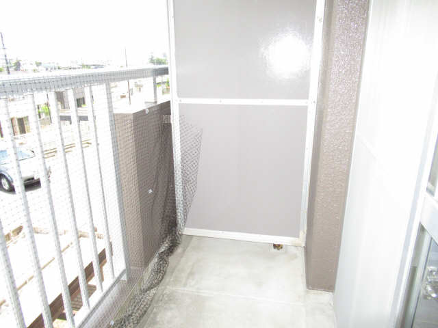 北側バルコニー