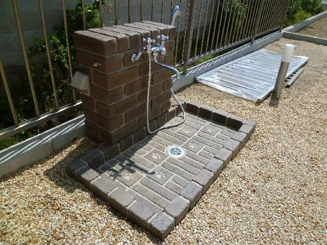 ペット用足洗い場