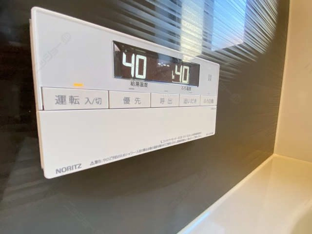 追い焚き機能パネル