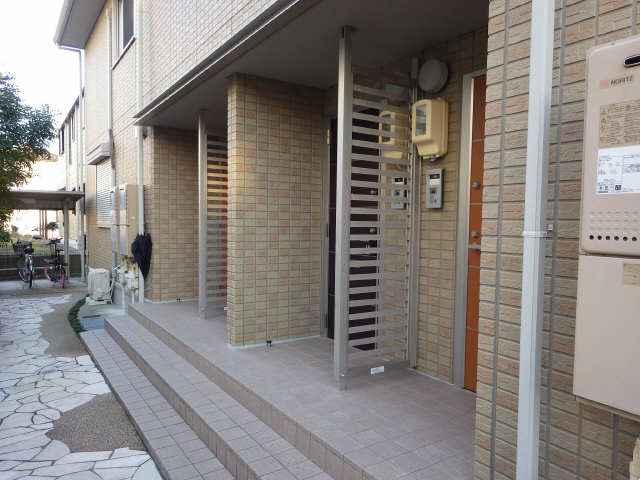 玄関前