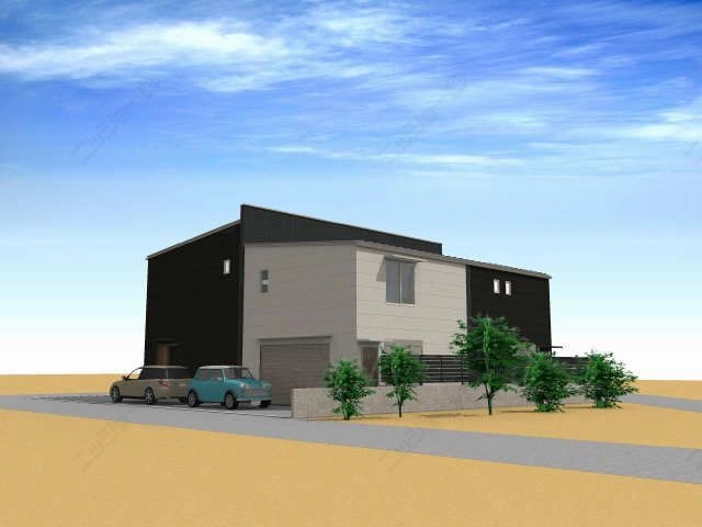 外観パース（北西面）