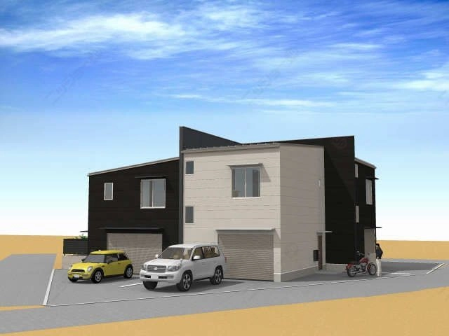 外観パース（南東面）