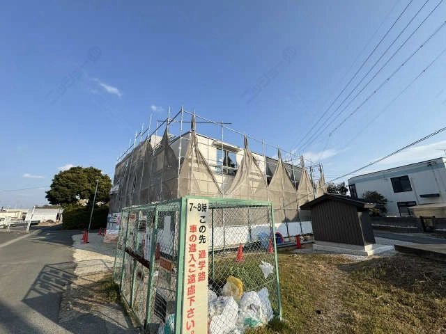 建築現場（北西面）