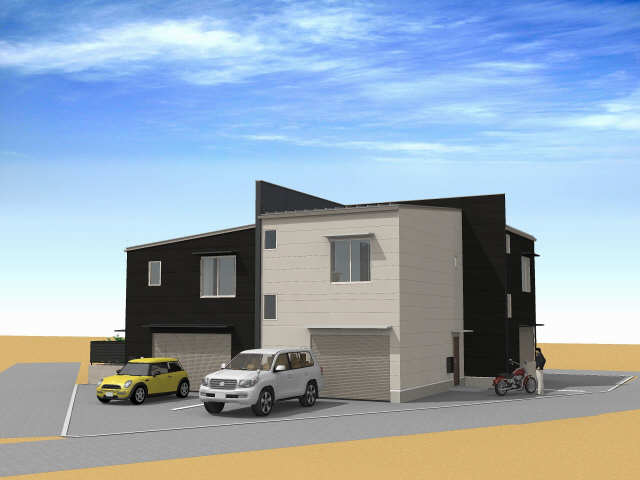 外観パース（南東面）