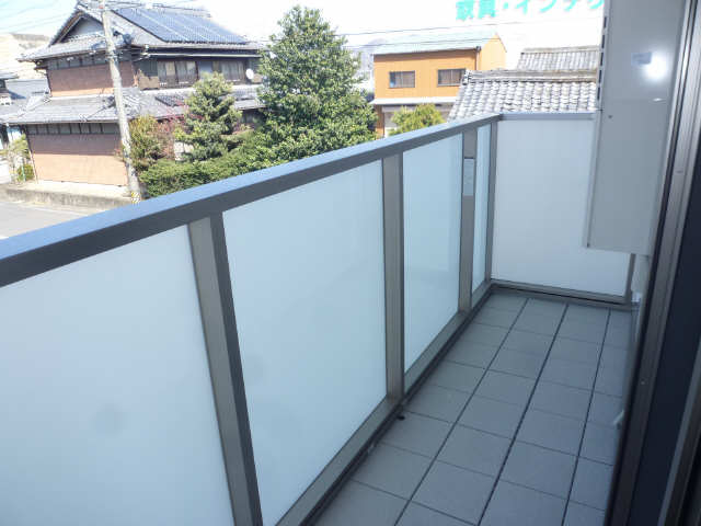 北側バルコニー