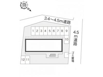 レオパレスドリーム２１ 3階 駐車場