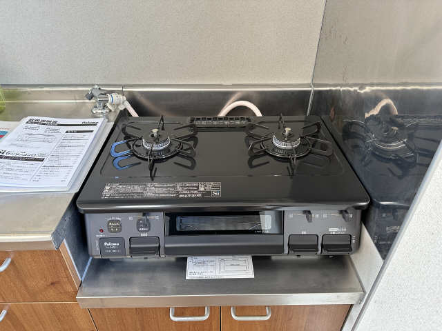 グリル付2口ガスコンロ