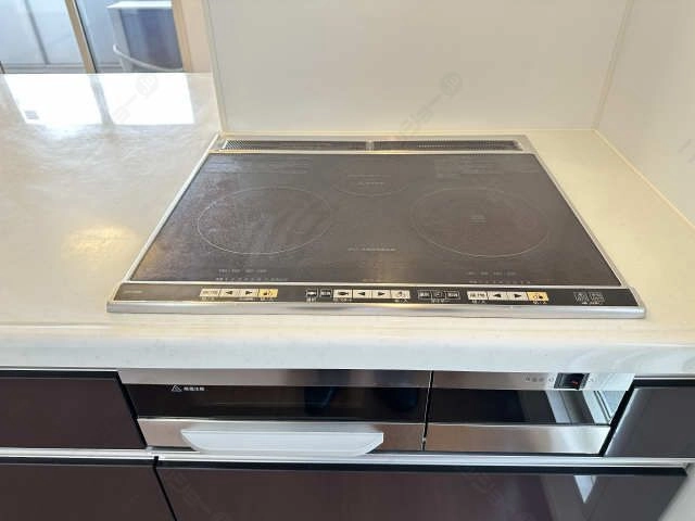 グリル付３口ＩＨコンロ