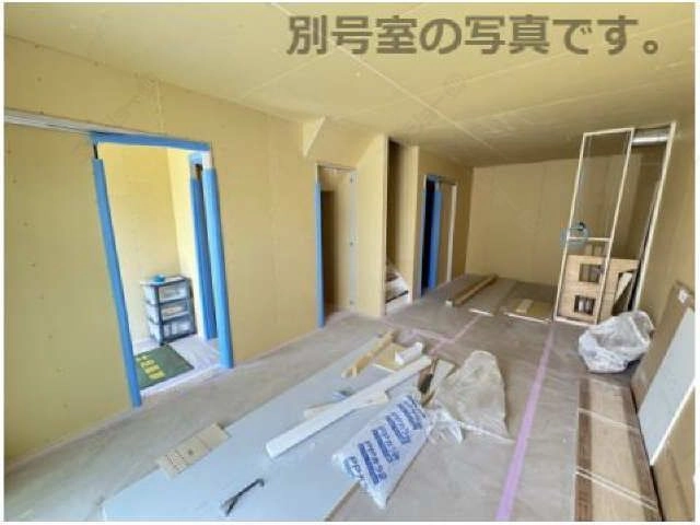 リビング(建築中)